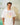 White oversized tee